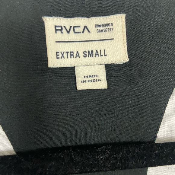 RVCA Glenn Racerback Flowy Front Slit Printed chiffon Maxi Dress Sz XS - Picture 9 of 11